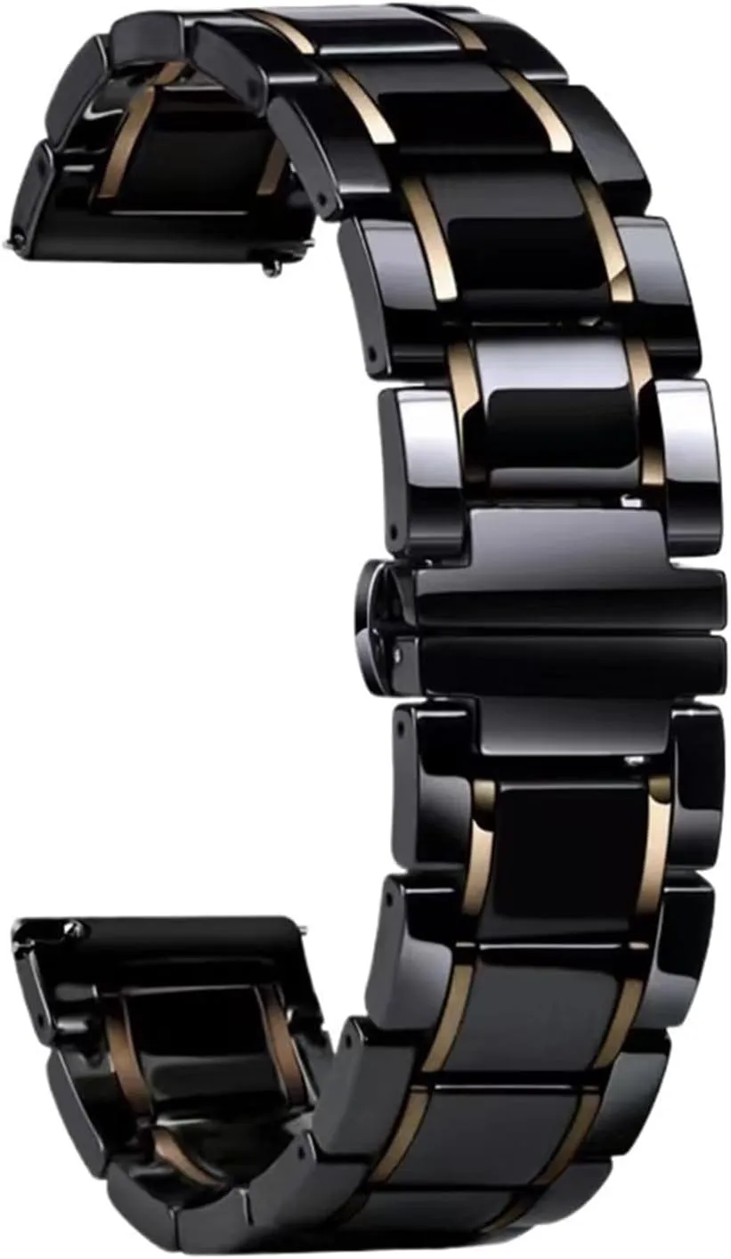 Men's Women's Universal Watch Accessories Suitable for Traditional Watches Ceramic Stainless Steel Watch topsoil constant Band 20mm22mm 