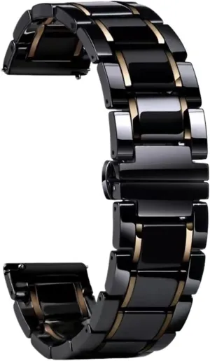 Men's Women's Universal Watch Accessories Suitable for Traditional Watches Ceramic Stainless Steel Watch topsoil constant Band 20mm22mm 