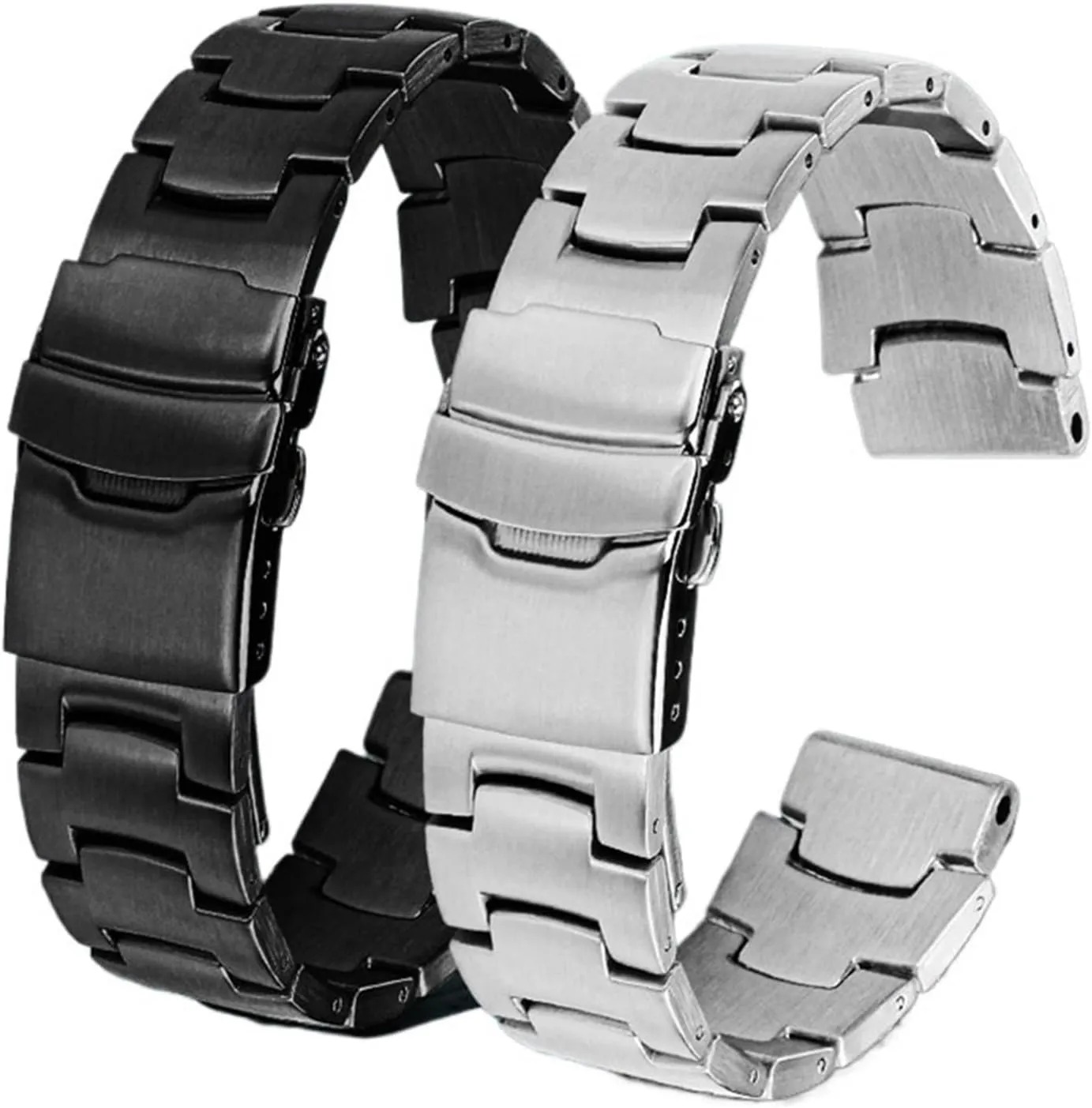 Men's Women's Watch Strap Suitable for Traditional Watches besides legitimate Stainless Steel Watch Strap 18mm 20mm Replacement Wristband Folding Buckle 