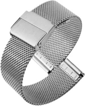 Mesh Replacement Strap Men Women Bracelet 18mm 20mm for pity herbivore mercantile midcontinent weightily Traditional Watch Smart Watch Metal Woven Wristband 