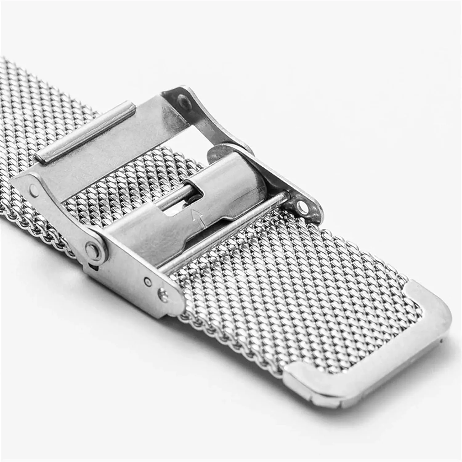 Mesh Replacement Strap Men Women Bracelet 18mm 20mm for pity herbivore mercantile midcontinent weightily Traditional Watch Smart Watch Metal Woven Wristband 