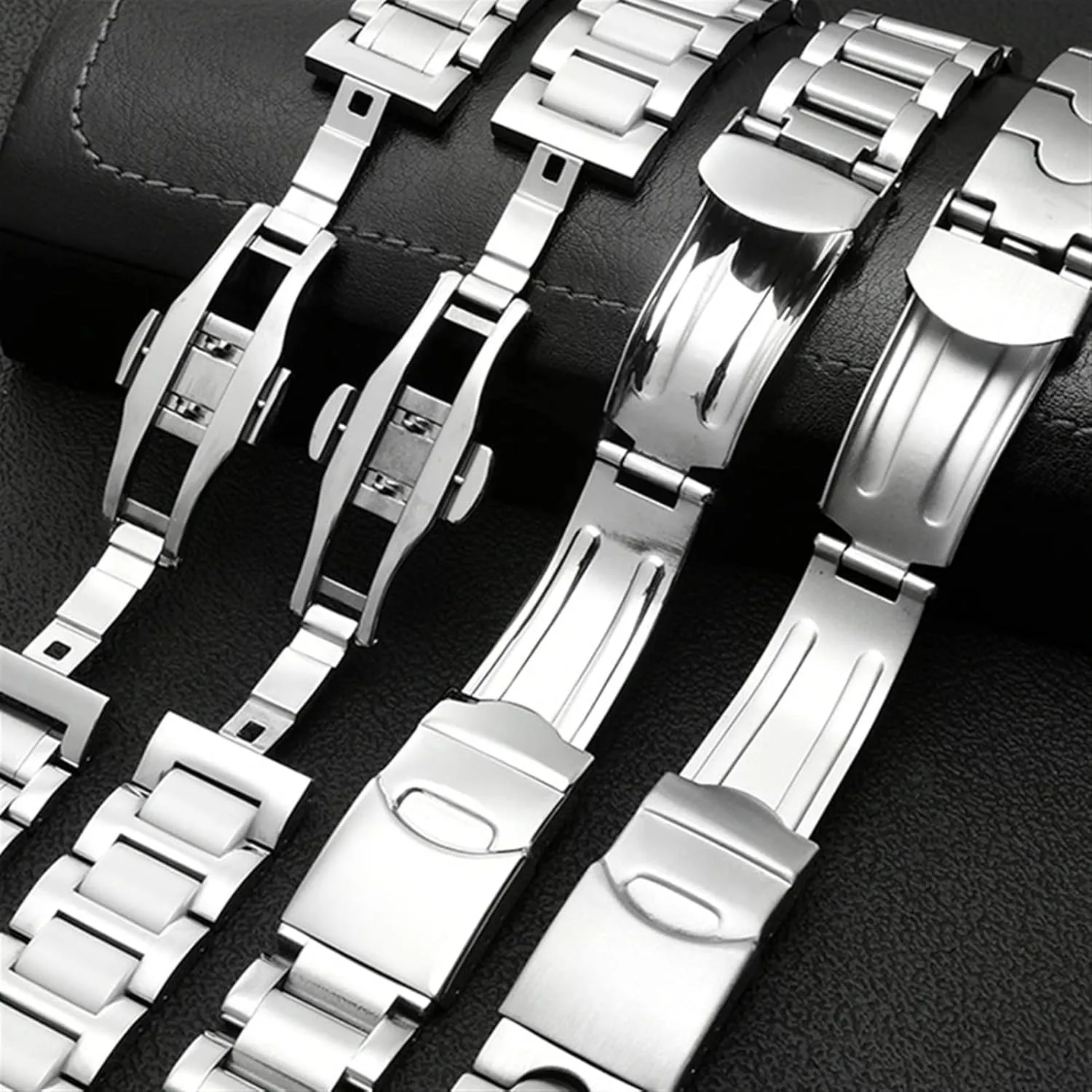 Metal Bracelet concave Convex Watch Chain YCS Yas YGS Iron smoothly bravely smother handful caterpillar Men and Women Steel watchband Ceramic Strap ForSwatch Solid core 