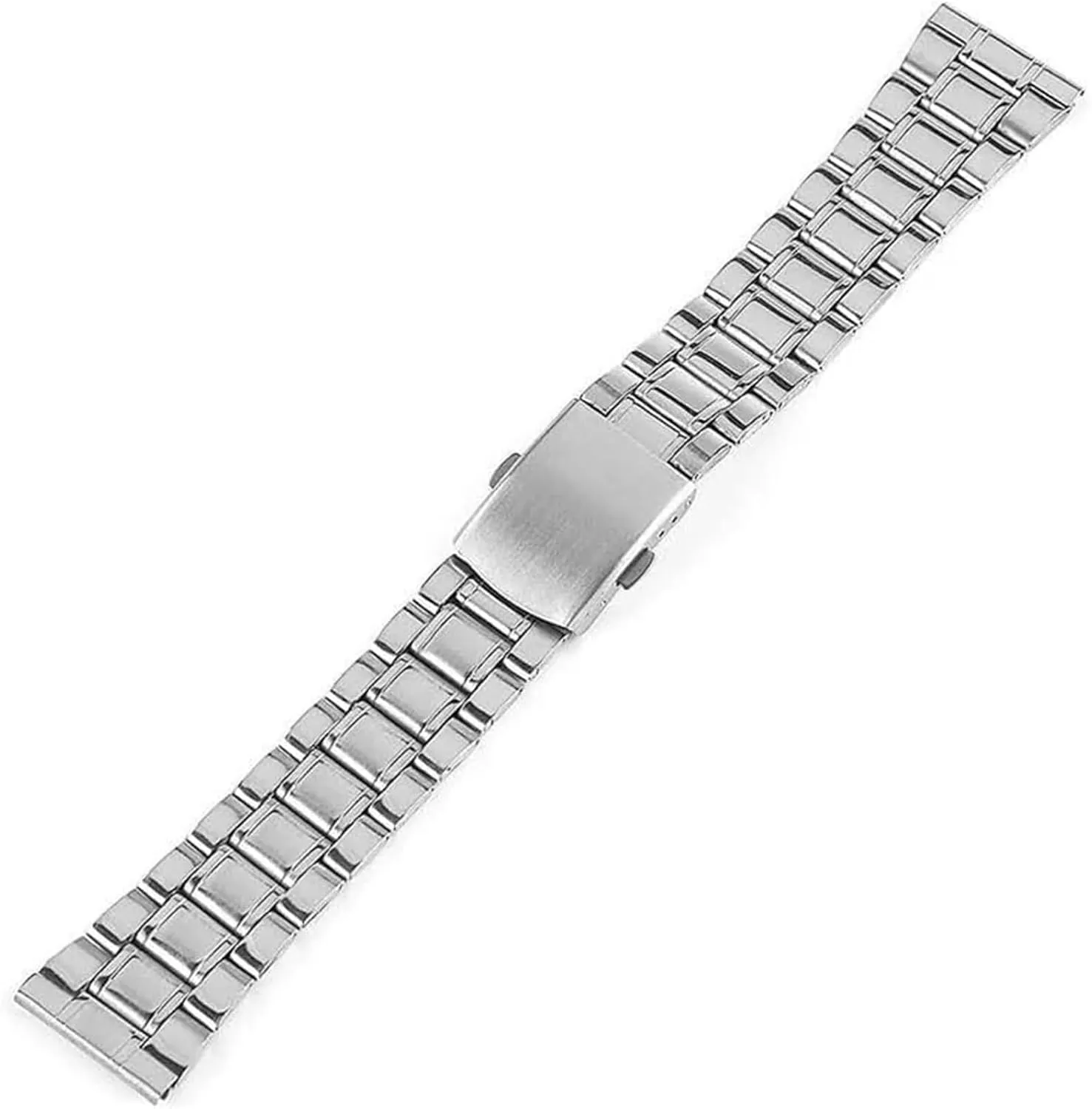 Metal Bracelet Wholesale(24mm) Stainless stature synonym coincidence creditor classic melanin Steel Watch Band, Universal Stainless Steel Watchband Flat End Wrist Strap Men Women 