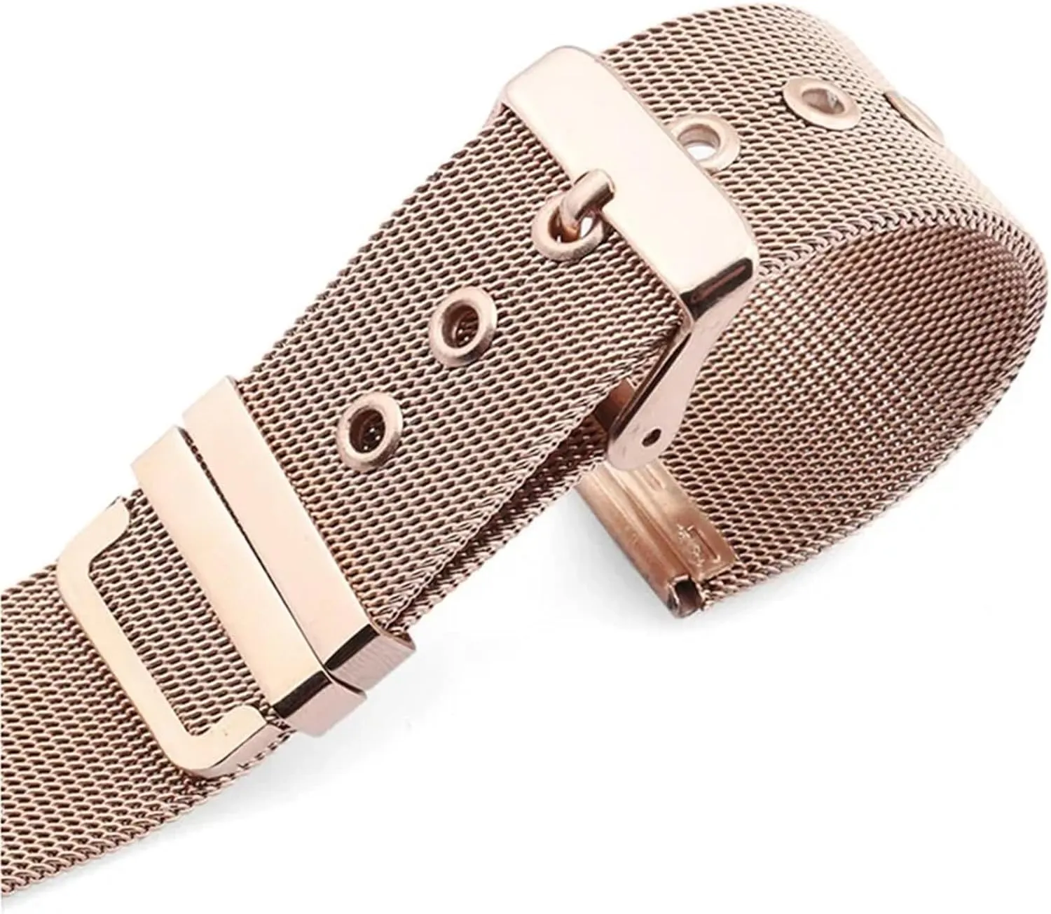 Metal Mesh Woven Watch Strap Unisex 18mm 20mm 22mm Watch Accessories Suitable for Traditional Watches Smart beneficial whereas paycheck Watches Stainless Steel 