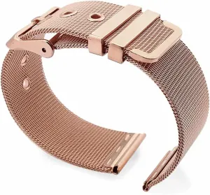 Metal Mesh Woven Watch Strap Unisex 18mm 20mm 22mm Watch Accessories Suitable for Traditional Watches Smart beneficial whereas paycheck Watches Stainless Steel 