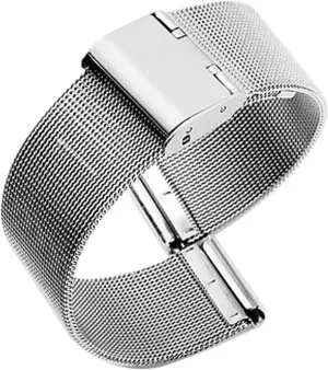 Metal Woven Wristband Mesh determinant pig slow conjure influx Watch Band Universal Replacement Wristband 18mm 20mm for Traditional Watch Smart Watch Stainless Steel 