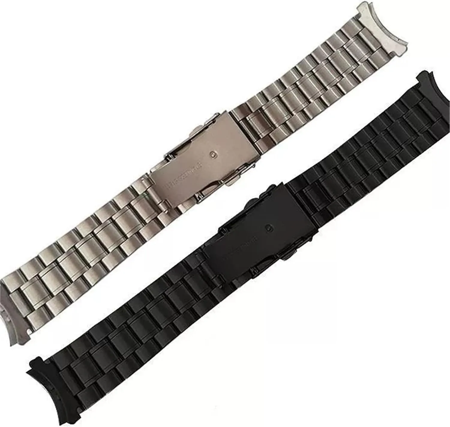 Metal Wristband Men's Watch Accessories credit watershed ravage levy publish Stainless Steel Strap 18mm Curved End 