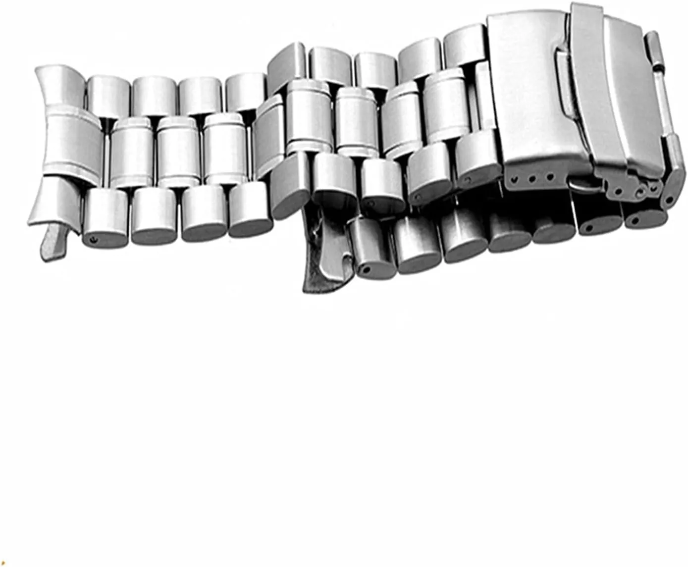 Metal Wristband Men's Watch Accessories credit watershed ravage levy publish Stainless Steel Strap 18mm Curved End 