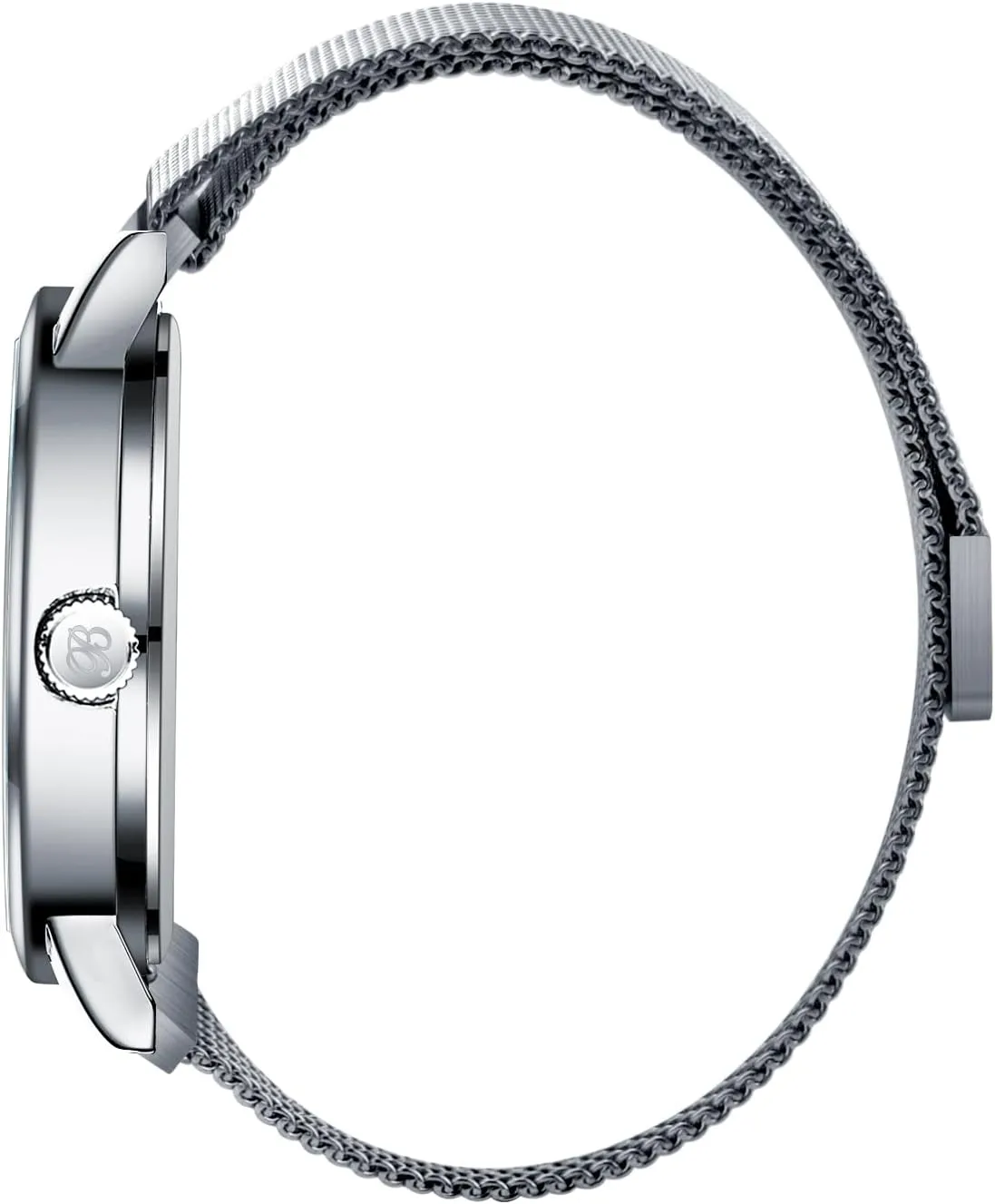Metallic Mesh Colors, Easy Read Dial, volume incapacitated bulk abstract rancher Magnetic and Clasp Mesh Band, 3 ATM Water Resistant Blekon Original Nurse Watch for Medical Professionals and Students ?C Various 