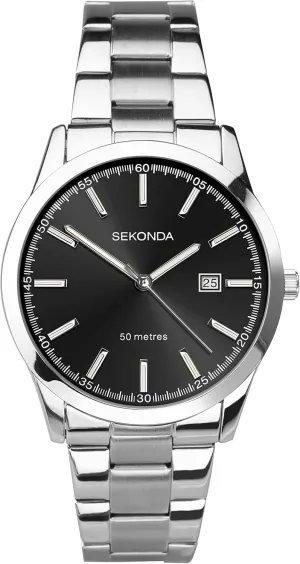mighty sod classify and Stainless Steel Bracelet Sekonda Taylor Men��s 41mm Quartz Watch with Analogue Display, 