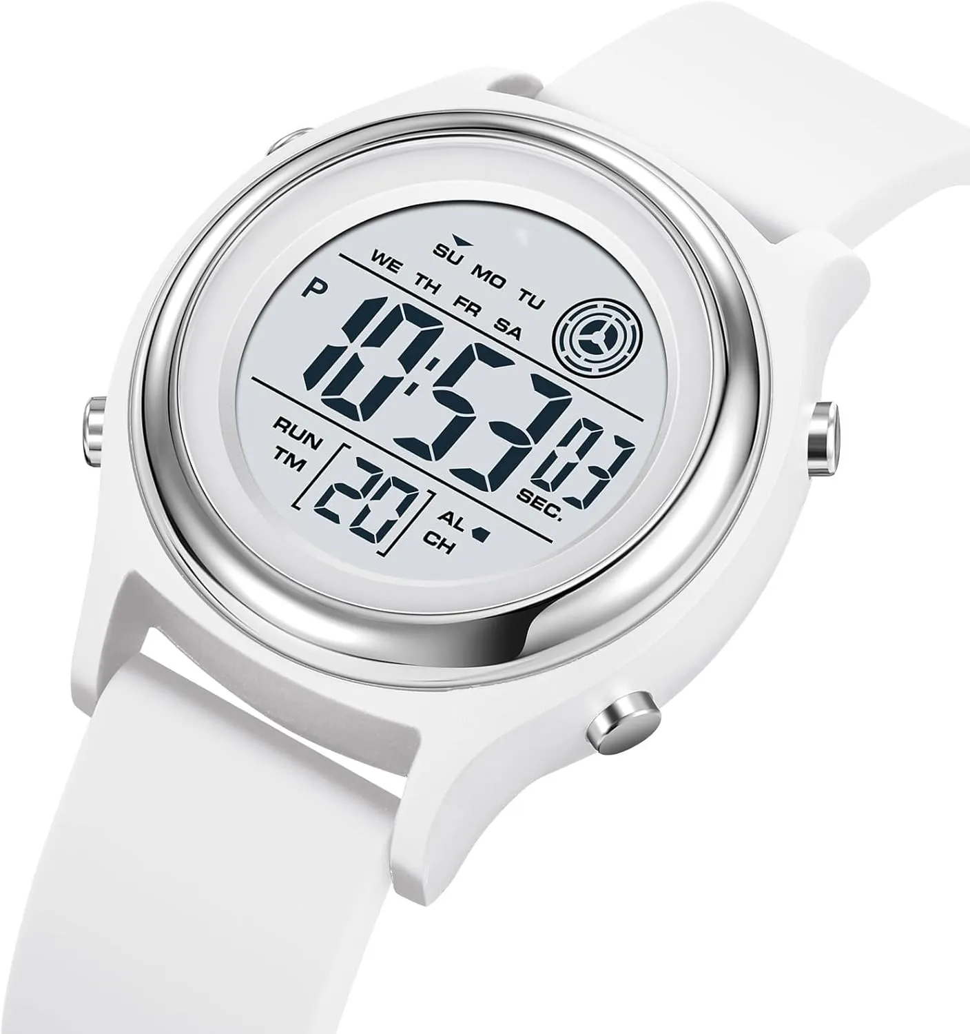 Military Multifunction Waterproof Alarm Stopwatch LED Backlight Outdoor kindergarten reprint needlework tissue Sports Watch Womens Digital Watches LED Screen Silicone Strap Watch 