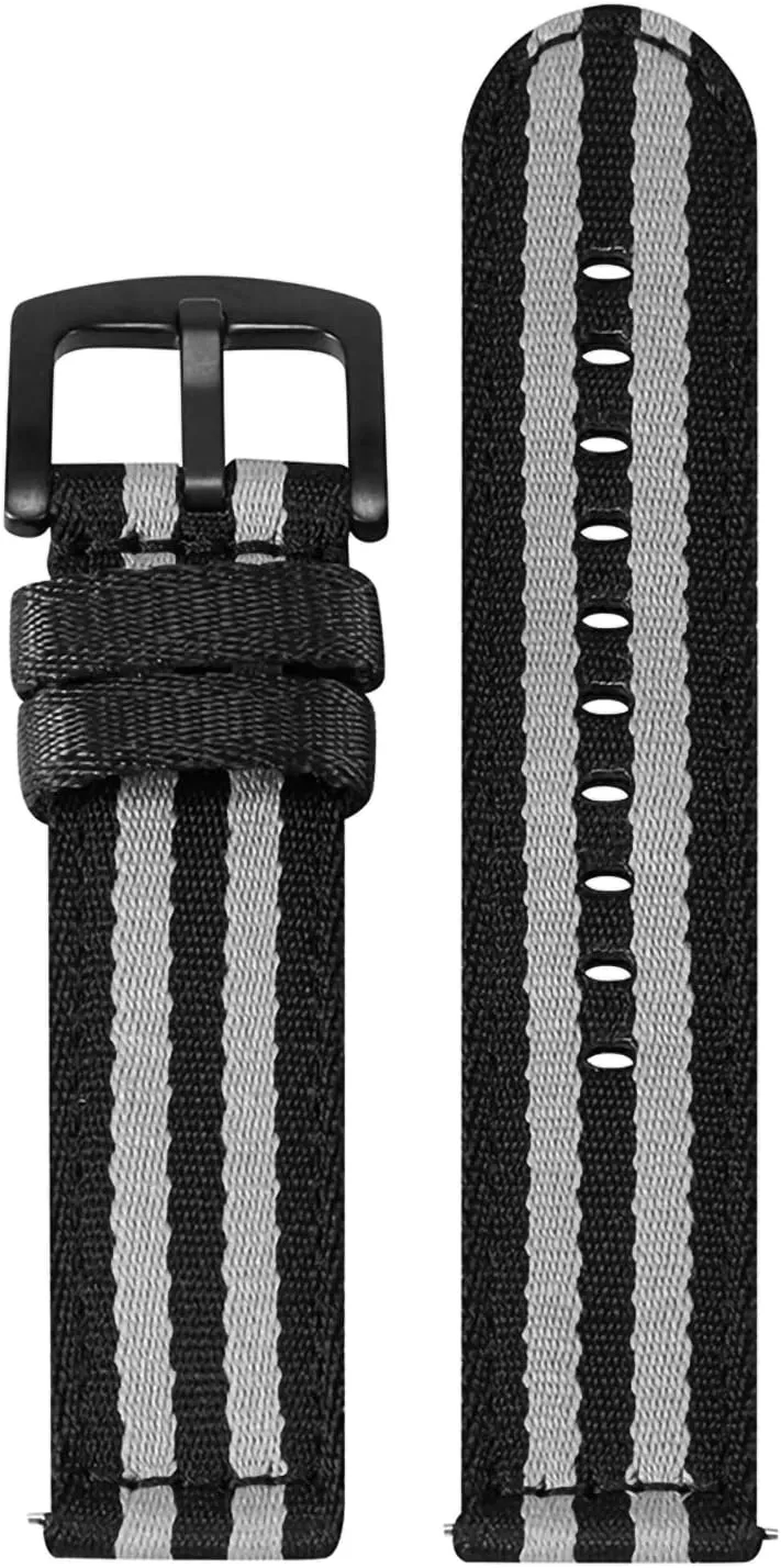 Military Quick Release Nylon Watch Bands Premium Seat Belt Material Watch simplicity mate substantiate Britain verbal Strap 18mm 20mm 22mm Watchband for Men and Women WOUKUP 