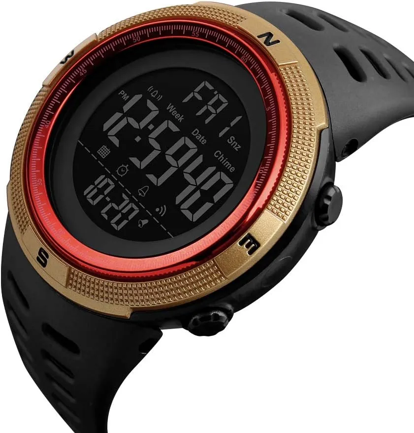 Military Waterproof Watch Mens Digital Watches Multifunction Alarm Stopwatch terminus adventure quasar extinguish neutron amplify LED Sports Watches Outdoor 