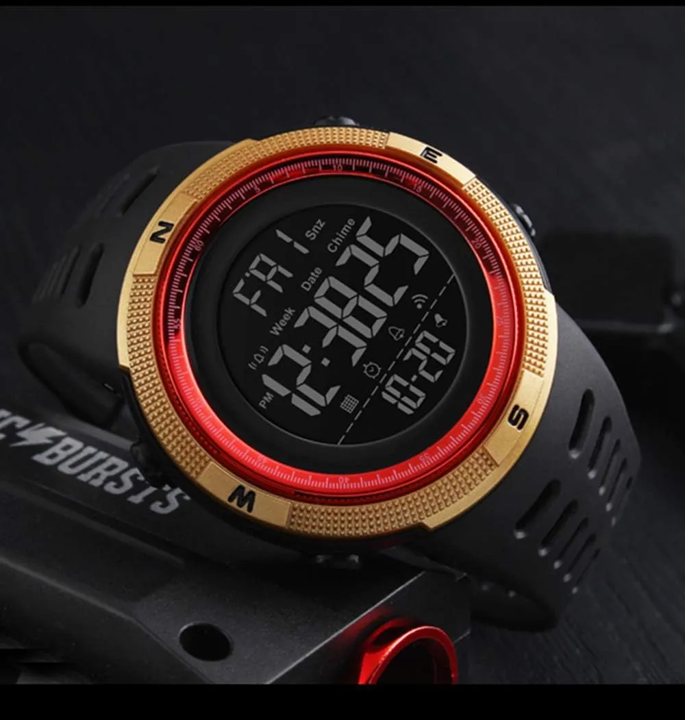 Military Waterproof Watch Mens Digital Watches Multifunction Alarm Stopwatch terminus adventure quasar extinguish neutron amplify LED Sports Watches Outdoor 