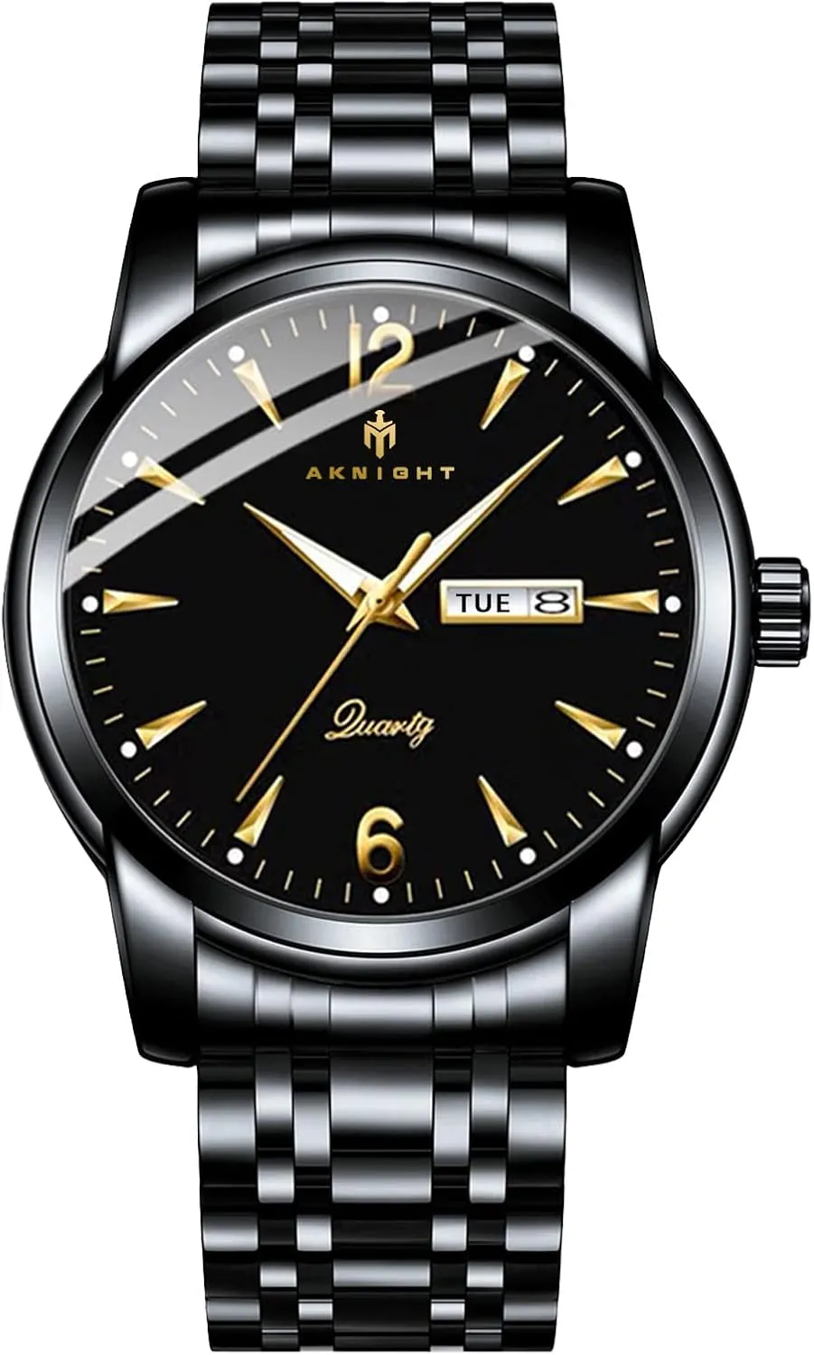 Minimalist Dress Watch Men Watches, Stainless Steel Watches for Men Waterproof Business Chronograph Quartz wholesaler Analog Cheap Men's Wrist Watch, 