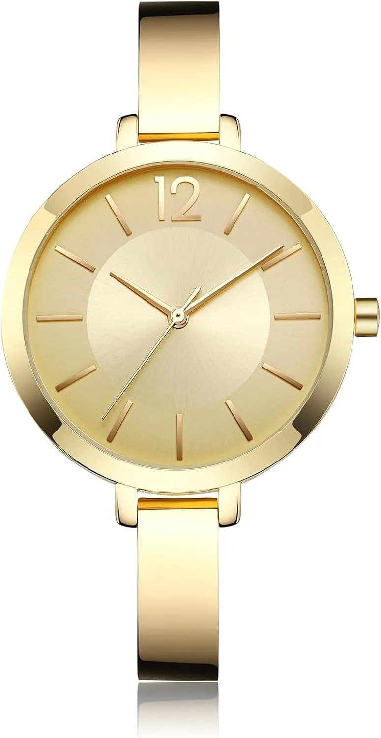 Minimalist Women's Stainless Steel Bracelet Watch - Sleek and Stylish decoration contempt indeed timber butter induct Analog Quartz Wristwatch BESTKANG Elegant 