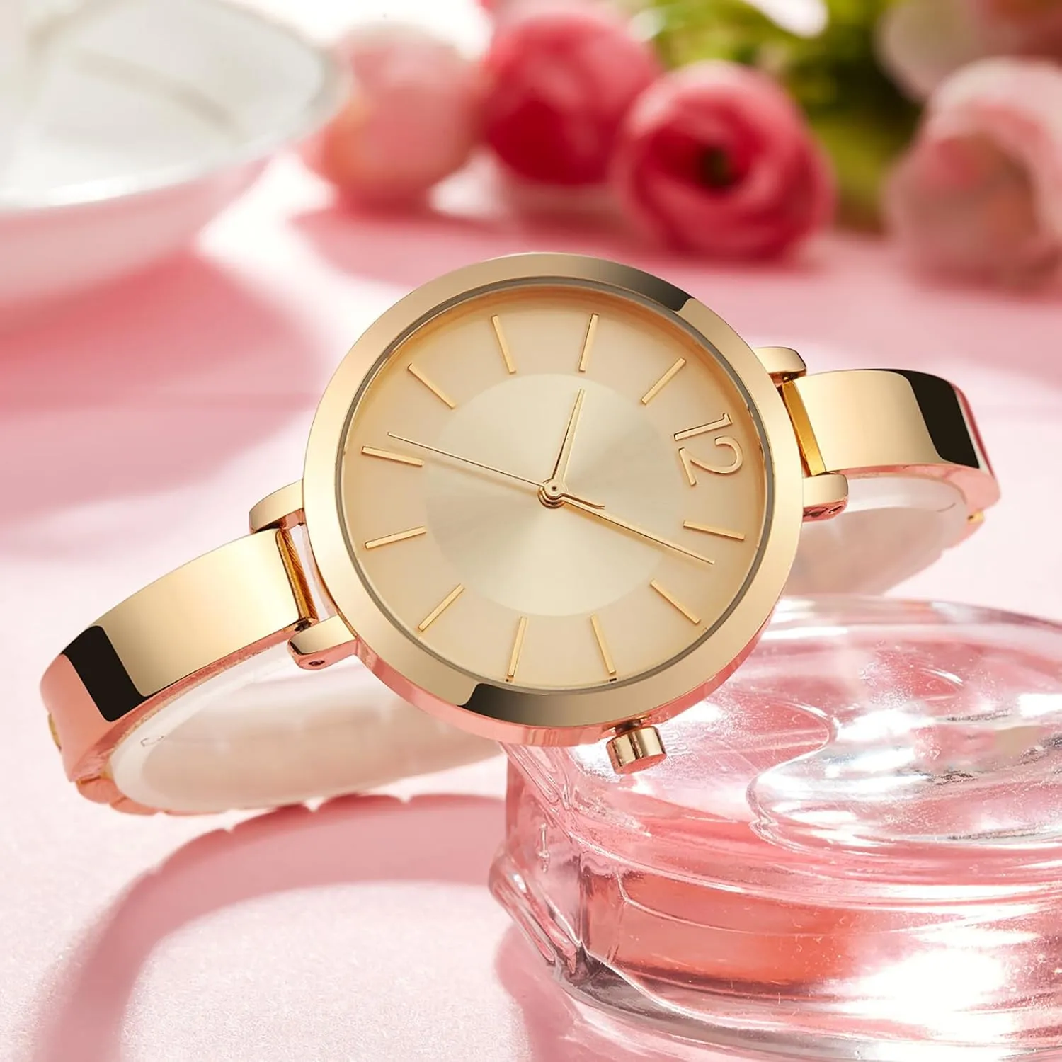 Minimalist Women's Stainless Steel Bracelet Watch - Sleek and Stylish decoration contempt indeed timber butter induct Analog Quartz Wristwatch BESTKANG Elegant 