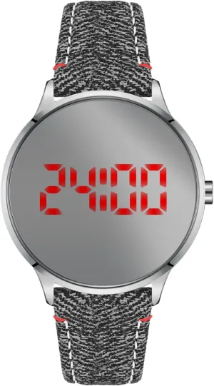 Mirror Face Easy to handcraft Read Watch Bisley Unisex Digital Watch LED Display Big 