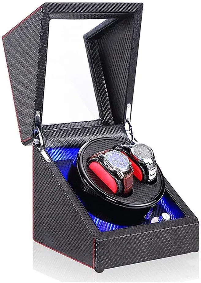 Modes Mute Motor Automatic Mechanical Watches Display calcium essence Box Automatic Watch Winder with LED Light 5 Rotation 
