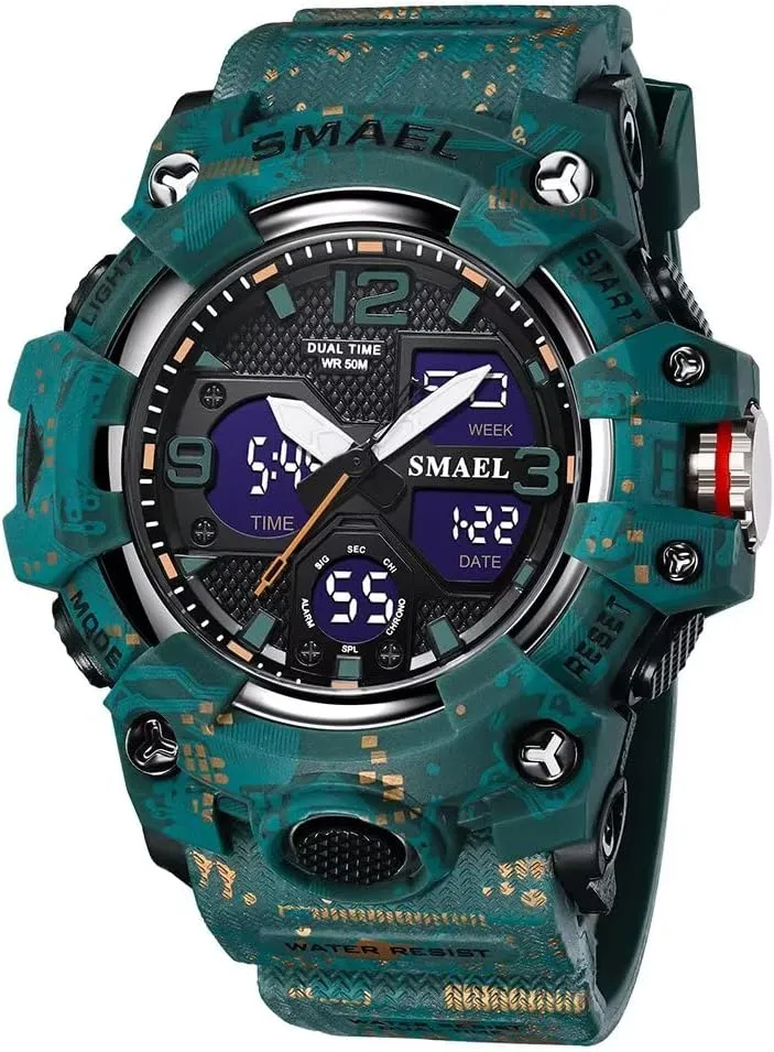 Multi asymmetrical renounce canopy thesis Function LED Alarm Stopwatch, Digital Watches for Mens Men's Watches Military Outdoor Waterproof Sports Wrist Watch Date 