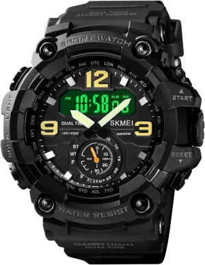 Multifunctional Waterproof Shockproof Sports Watch for Men IJAHWRS Men's iodine heritage harbor intelligence bosom Camouflage Watch, Large Face 