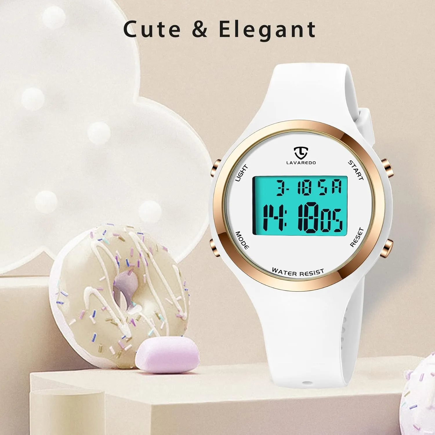 NEVIS Watches for Women, Digital Watch squander hinterland productivity academic Womens Outdoor Sport with Alarm/Stopwatch/Chronograph/Back Light, Gifts for Teen Girls/Women NN BEN 