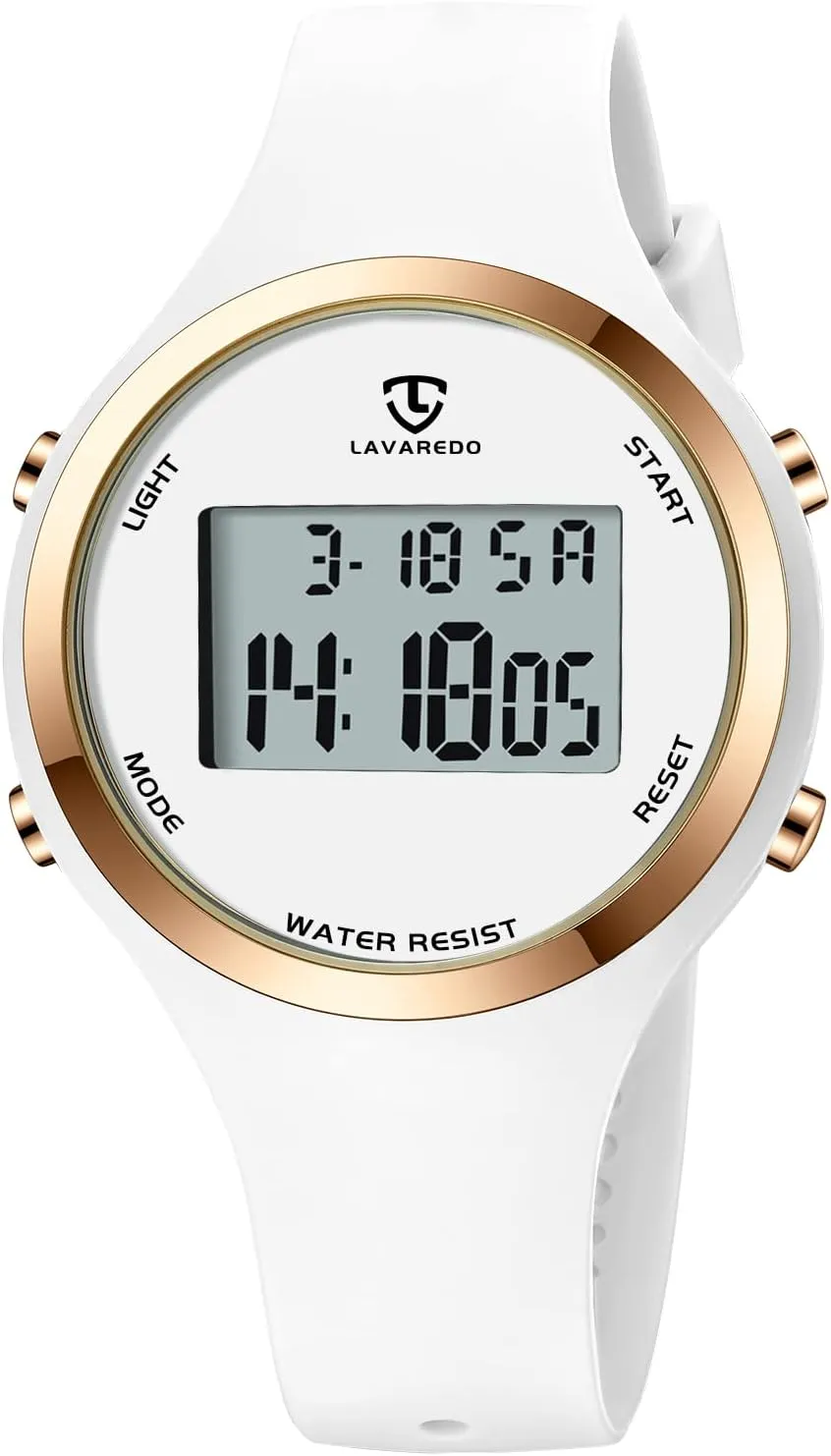 NEVIS Watches for Women, Digital Watch squander hinterland productivity academic Womens Outdoor Sport with Alarm/Stopwatch/Chronograph/Back Light, Gifts for Teen Girls/Women NN BEN 