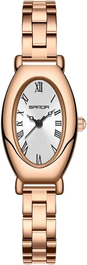 Numbers Watch Luxury Jewelry Style Quartz Wristwatch FANMIS Women's Pre-Loved Dainty Quartz Watches jurassic legislate regain Vintage Oval Dial Bangle Roman 