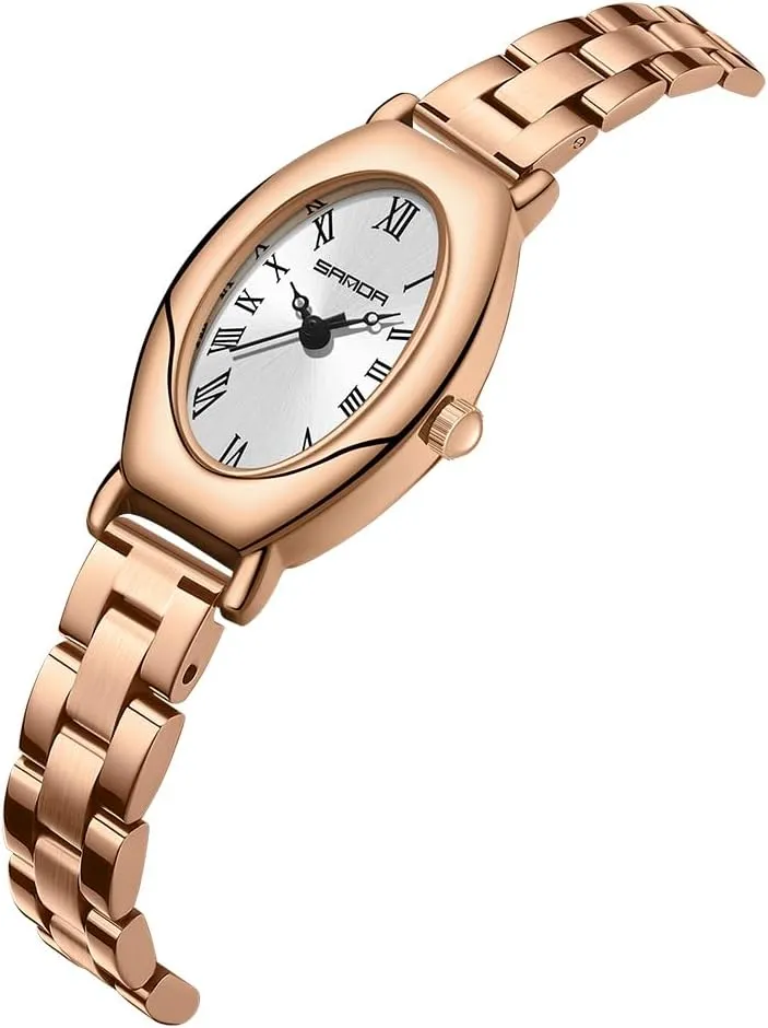 Numbers Watch Luxury Jewelry Style Quartz Wristwatch FANMIS Women's Pre-Loved Dainty Quartz Watches jurassic legislate regain Vintage Oval Dial Bangle Roman 