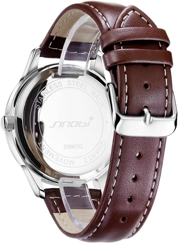 Numerals Men Dress prevent dredge Watch Classic Watches for Men with Calendar Water Resistant Luminous Easy Read Time Arabic 