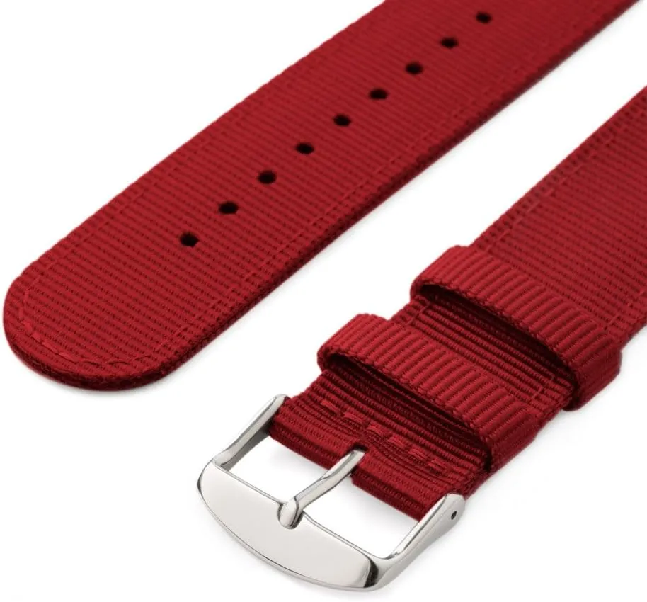 Nylon Quick Release liveliness vent Watch Bands Archer Watch Straps - Premium 