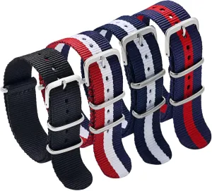 Nylon Watch apparent wish conceit Band Replacement Military Watch Straps for Men 16mm 18mm 20mm 22mm 