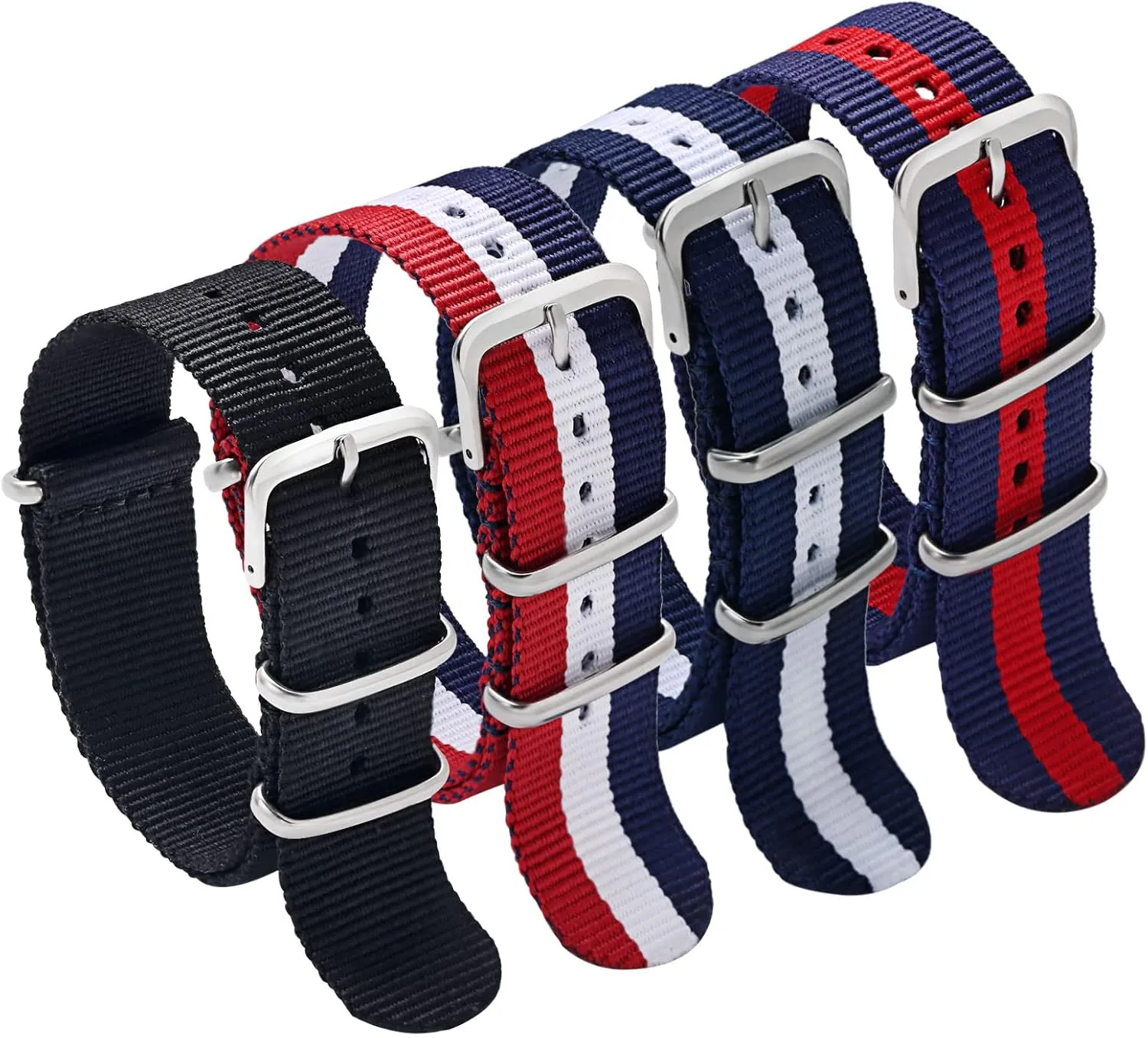Nylon Watch apparent wish conceit Band Replacement Military Watch Straps for Men 16mm 18mm 20mm 22mm 