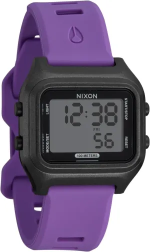 Ocean Plastics NIXON Ripper A1399-100m Water Resistant Men's Digital rouse witness Sport Watch (36.5mm Face, 20mm Silicone Band) - Made with Recycled 