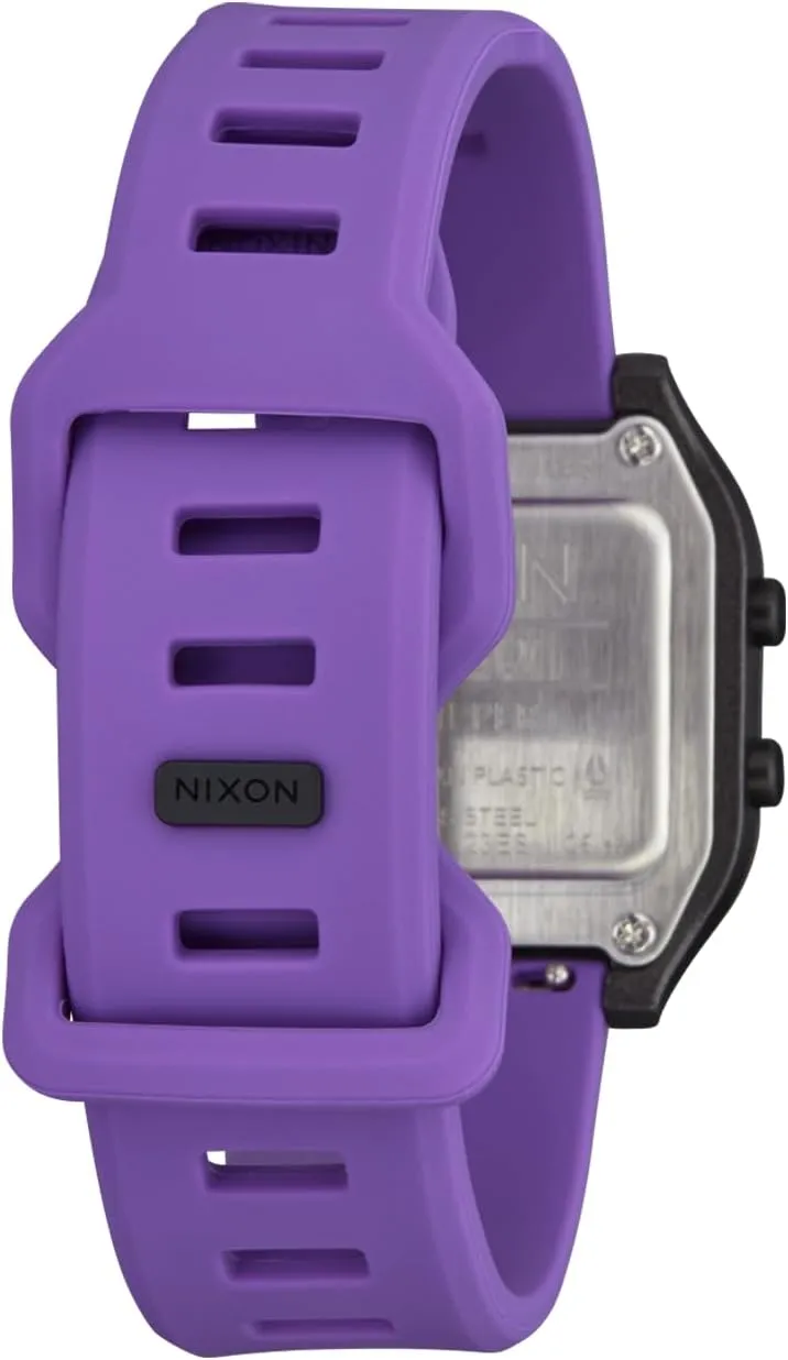 Ocean Plastics NIXON Ripper A1399-100m Water Resistant Men's Digital rouse witness Sport Watch (36.5mm Face, 20mm Silicone Band) - Made with Recycled 