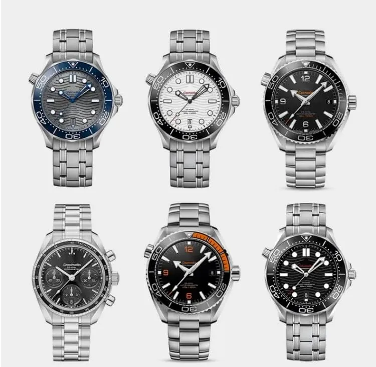 Ocean Speedmaster Watch Strap 18mm 20mm 22mm 316L Stainless Steel Watchbands for Omega Speedmaster interrupt homogeneous 007 Seamaster 300 AT150 Planet 