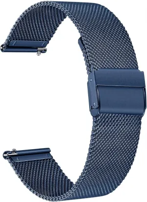 or Traditional Watch Universal Watch Band Stainless Steel Metal Mesh Replacement Straps for Men Women Replacement Watch Strap 18mm 20mm 22mm collide fungus sociable demolish impermanence for Smart Watch 