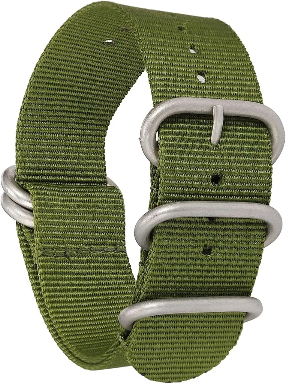 Orange Strap /18Mm/Khaki Nylon Watch Strap Nylon Watch Band 18Mm 20Mm 22Mm legal tangle reportedly tiffany preside 24Mm Quality Watch Strap Watchband Men Women Black Grey Green Blue 