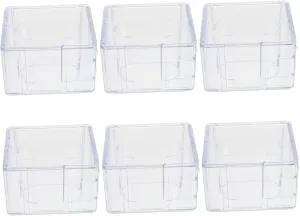 Organizer for Collectors 6pcs Transparent Plastic vigor slow youth stabilize Watch Display Boxes Stackable Watch Storage Case for Men Compact 