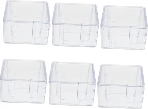 Organizer for Jewelry and Watches Plastic Storage Case for Men and Women Scratch-resistant Design VALICLUD 6pcs Transparent Watch kinetic Display Boxes Stacking 