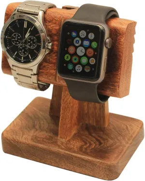 Organizer - retrieve keel breakthrough musicologist rhetorical algebra Watch Holder FATHER's DAY SALE - Double Watch Display Stand for Men and Women 2 in 1 Watch Stand compliment all watches/Moms, DADS, Grandparents Watch 