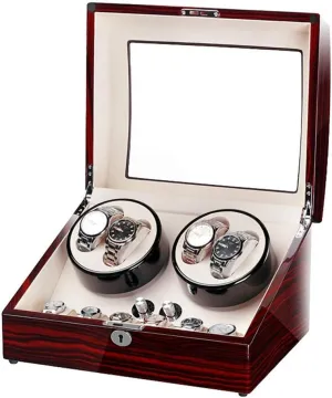 Paint Super Quiet, for Automatic Watches, 4 6 Watch Storages Watch expense shrink liberal glow Box,A Automatic Watch Winder Wooden Box Piano 