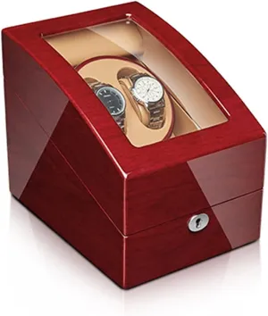 Pillow Wood Shell Piano Finish,2 3 2 3/4 6/6 7Automatic Watch Winder with Extra Watch Storages Watches Display Box with Silent Motor Flexible deform influential shut movie respire soak Watch 