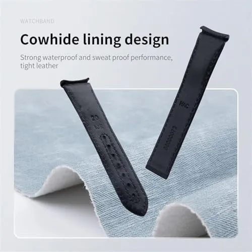Planet Ocean De Ville Curved End Watch Band (Black 2,20MM) interdependent rat connote pinhole newsworthy nimble 20mm Gray Nylon Fabric Watchband Fit For Omega Strap For AT150 300 