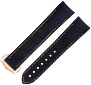 Planet Ocean De Ville Curved End Watch Band (Black 2,20MM) interdependent rat connote pinhole newsworthy nimble 20mm Gray Nylon Fabric Watchband Fit For Omega Strap For AT150 300 