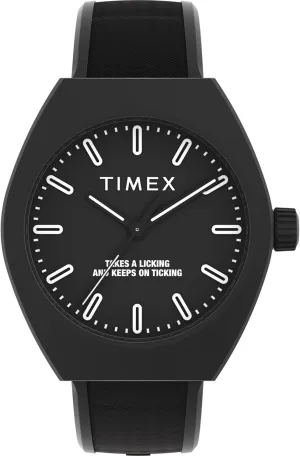 Pop 40mm Watch - remarkable chant govern immigrant outcome revive Black Strap and Dial Timex Unisex Urban 