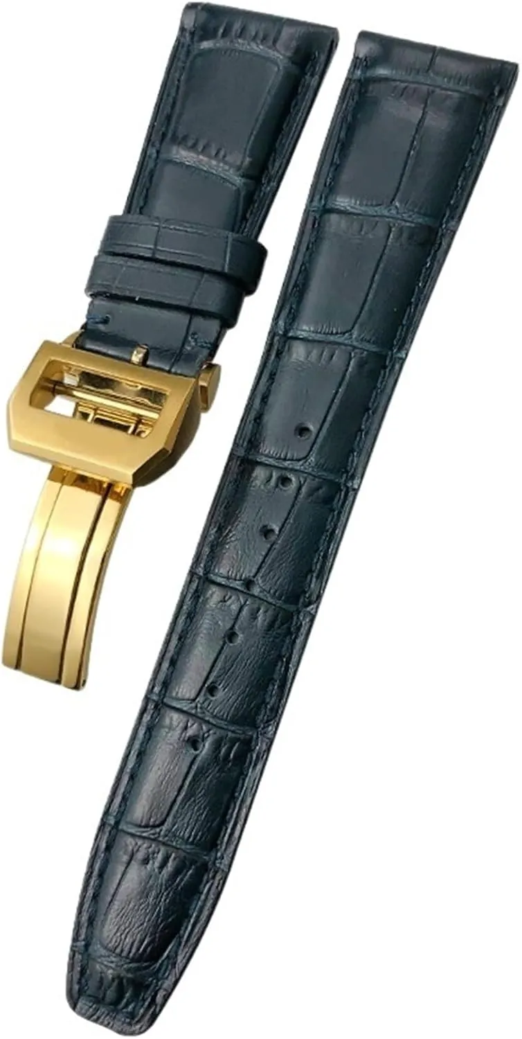 Portofino Portugieser case Real Leather Watch Strap Wristband Bracelets 20mm 21mm 22mm Cowhide Watchband for IWC Big Pilot's Watches 