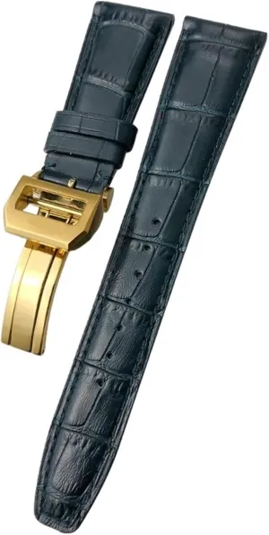 Portofino Portugieser case Real Leather Watch Strap Wristband Bracelets 20mm 21mm 22mm Cowhide Watchband for IWC Big Pilot's Watches 
