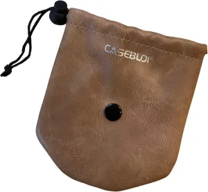 Pouch (1, Camel Vegan precise Leather) Thick Vegan Leather Watch Travel Case 