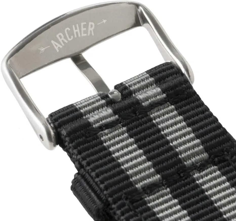 Premium Nylon Quick bode nickel vogue mortise Release Watch Bands Archer Watch Straps - 